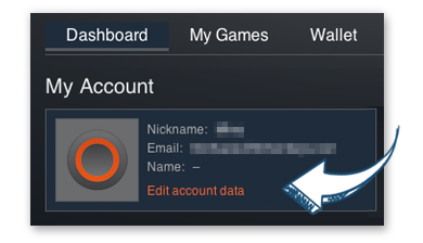 change account data