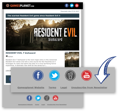 Gamesplanet newsletter